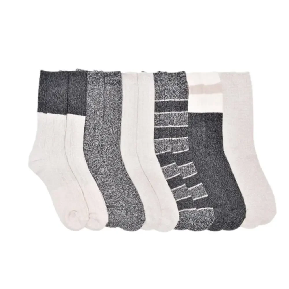 Lucky Brand Women's Boot Socks 6 pair Black NEW